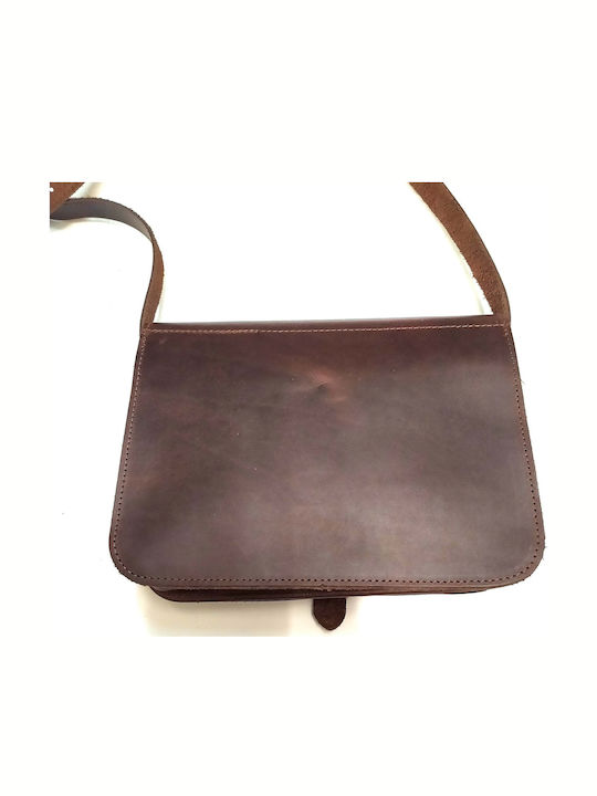 Leder Damentasche Umhängetasche Braun