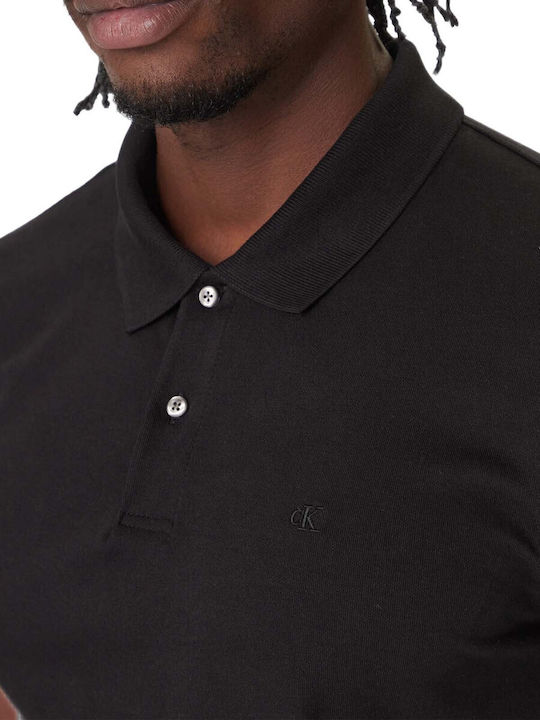 Polo Herrenbluse Kurzarm Schwarze