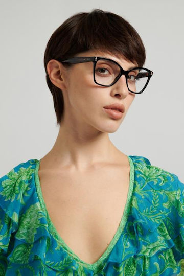 Etro 0129 807 55 Brillengestelle mit Rezept Schwarz