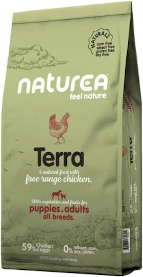 Naturea Terra 12кг Суха Храна без Глутен за Възрастни Кучета с Пилешко