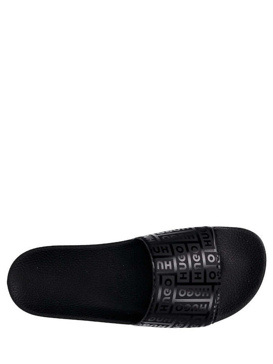 Men's Black Slides