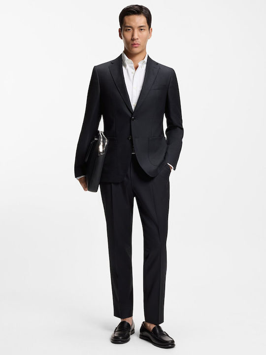 H-hutson Men's Suit Jacket Blue