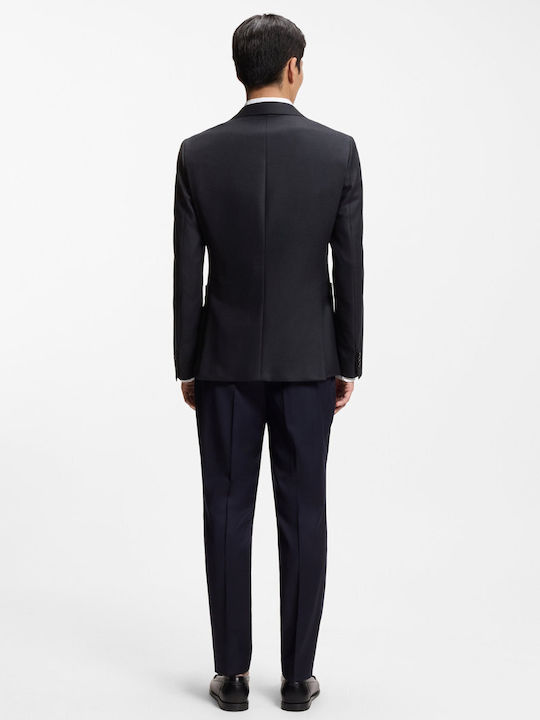 H-hutson Men's Suit Jacket Blue