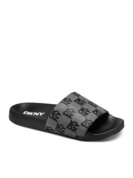 DKNY Zella Slides Μαύρα