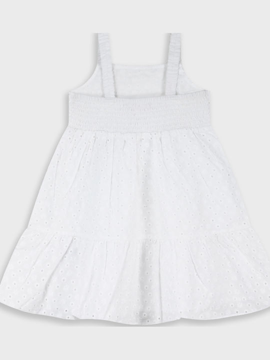 Girls Dress Sleeveless White