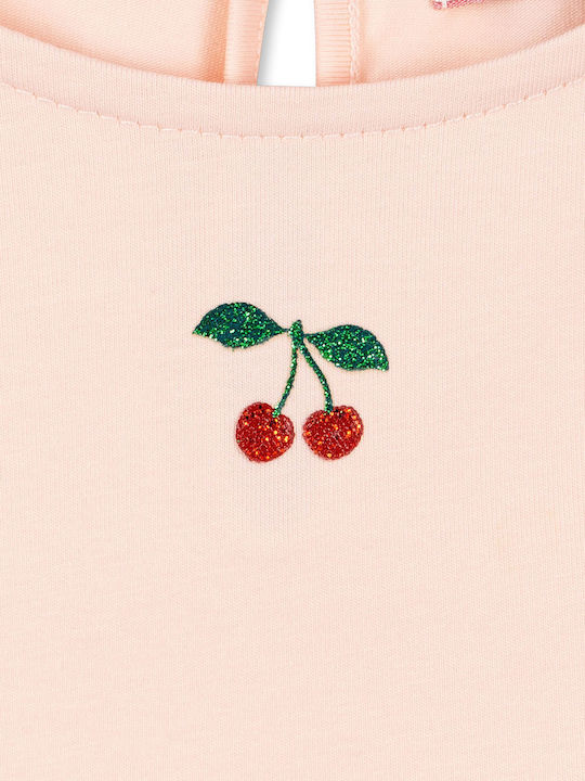 Παιδικό Φόρεμα Τούλινο Σετ με Μπλούζα Cherry Glitter