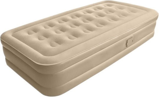 Aufblasbare Camping-Luftmatratze Einzel 190x100x40cm Beiges