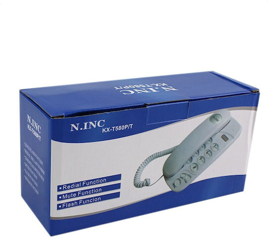 Corded Phone Office White