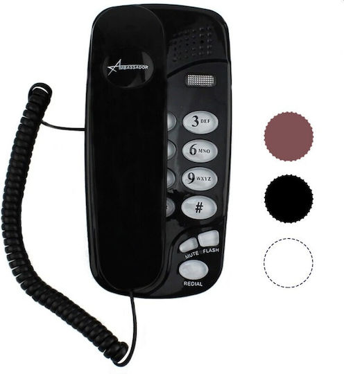 Corded Phone Office White