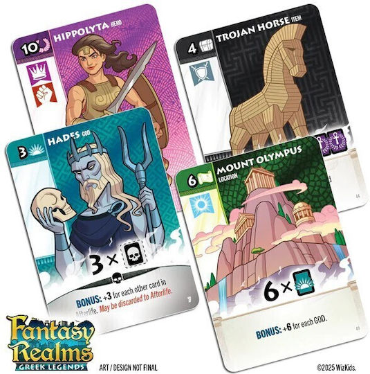 Επιτραπέζιο Παιχνίδι Fantasy Realms: Greek Legends για 2-6 Παίκτες 12+ Ετών (EN) WizKids