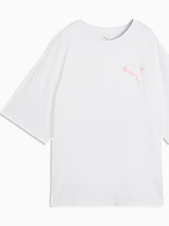 Graphic Women's Oversized T-shirt White