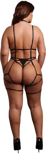 Strappy Open Cup Body Harness Full Body Harness Large Sizes XL-4XL