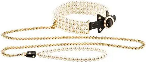 Guilty Pleasure Leash & Κολάρο σε Χρυσό Χρώμα