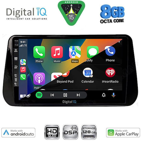 Digital IQ Ηχοσύστημα Αυτοκινήτου για Hyundai iX45 / Santa Fe 2018-2023 (Bluetooth/USB/WiFi/GPS) με Οθόνη Αφής 10"