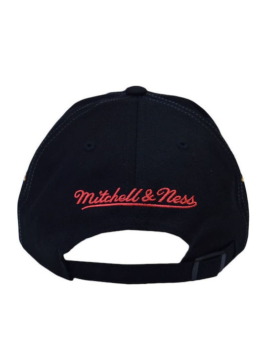 Mitchell & Ness Nba Houston Rockets Flamez Strapback Cap 6luxmm20018 Hroblck