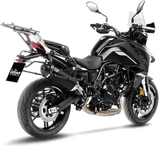 Leovince Крайна Тръба На Изпускателната Система Lv-14 Black Edition Три-Овална Конусна 15624b