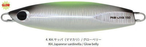 Hots Artificial Bait Speed Slider, slider Fluorescent 120gr Chartreuse / Gold Glow Belly