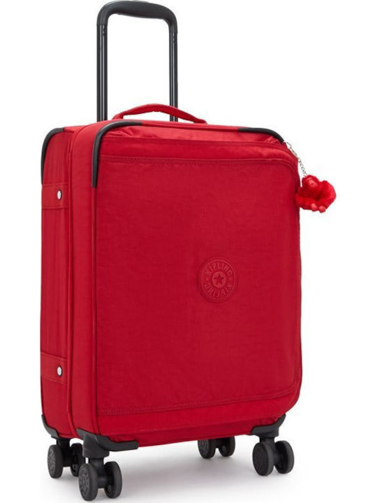 Kipling Βαλίτσα Ταξιδίου Καμπίνας Ruby Red με 4 Ρόδες Ύψους 55εκ.