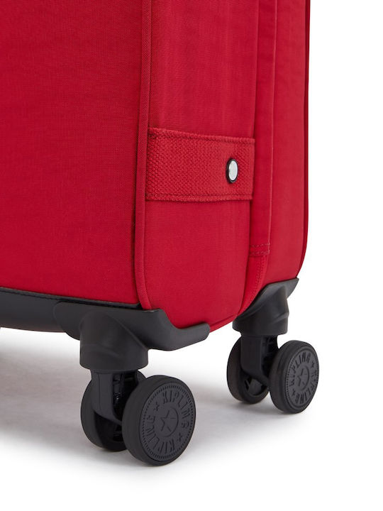 Kipling Βαλίτσα Ταξιδίου Καμπίνας Ruby Red με 4 Ρόδες Ύψους 55εκ.