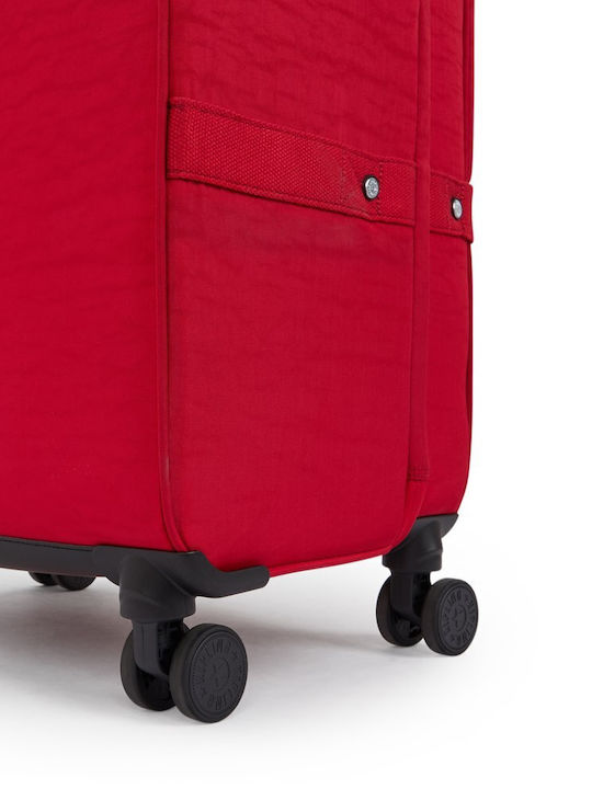 U.S. Polo Assn. Μεγάλη Βαλίτσα Ταξιδίου Ruby Red με 4 Ρόδες Ύψους 78εκ.