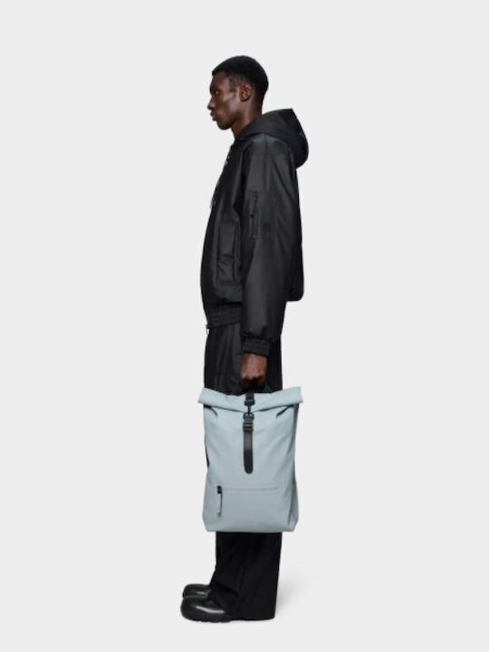 Rains Rolltop Rucksack Γαλάζιο