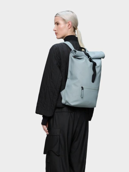 Rains Rolltop Rucksack Γαλάζιο