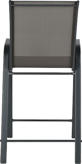 Hocker für Bar Für den Außenbereich Charcoal 1Stück 55x70x114cm