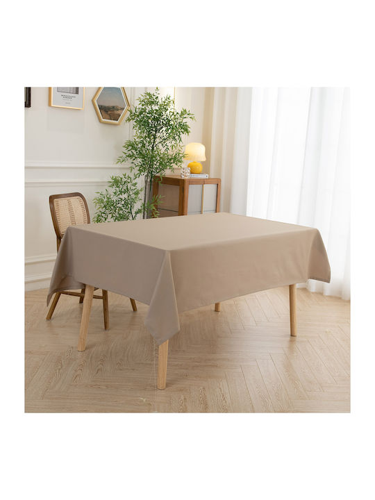 Beauty Home Τραπεζομάντηλο Supreme Art 8491 Μπεζ 150x180εκ.