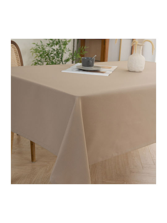 Beauty Home Τραπεζομάντηλο Supreme Art 8491 Μπεζ 150x180εκ.