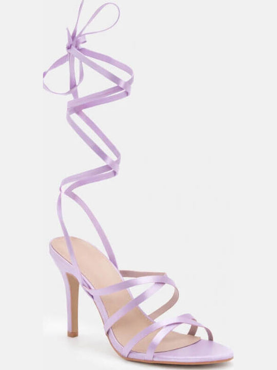 Fabric Sandals Purple