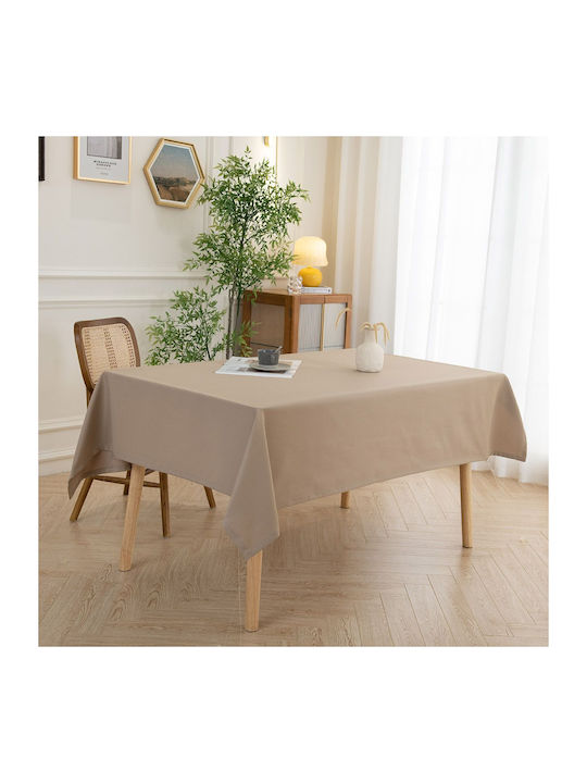 Beauty Home Τραπεζομάντηλο Supreme Art 8491 Μπεζ 150x150εκ.