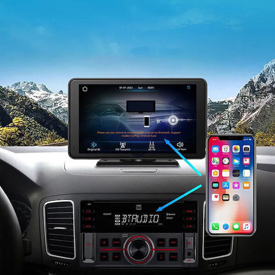 Digital IQ Οθόνη 7" για Ταμπλό Αυτοκινήτου με Apple-CarPlay
