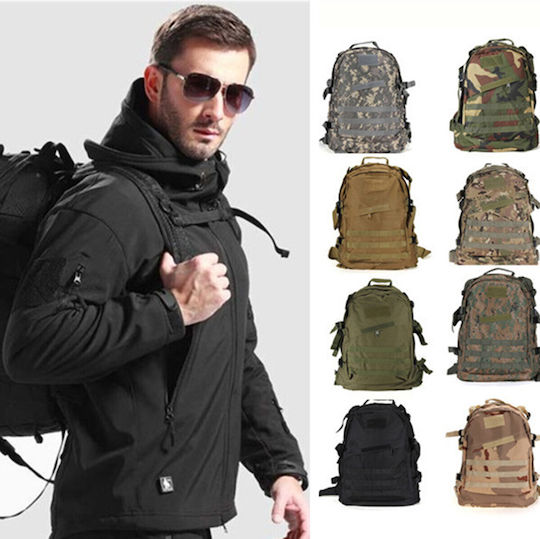 Bl006-3d Στρατιωτικό Σακίδιο Πλάτης Multicam Army Beige 3lt