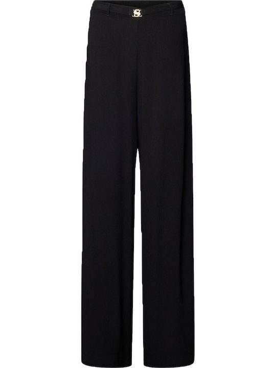 Damen Stoff Hose Black