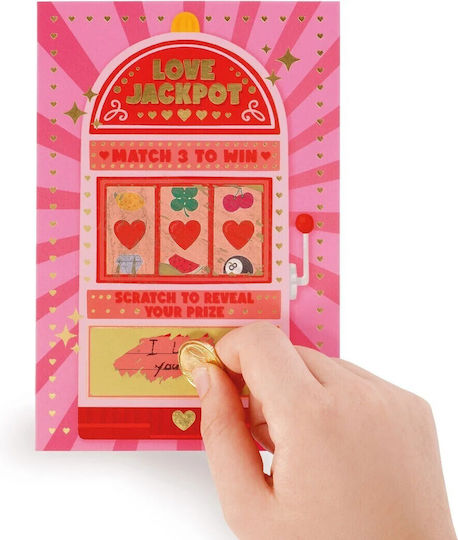 Legami Card Scratch Off Love Jackpot Love Friendship