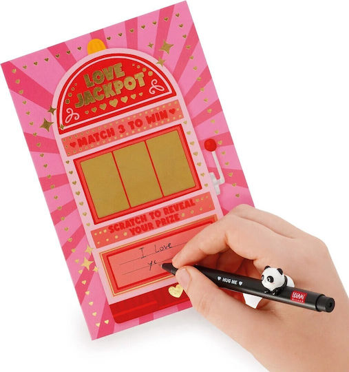 Legami Card Scratch Off Love Jackpot Love Friendship