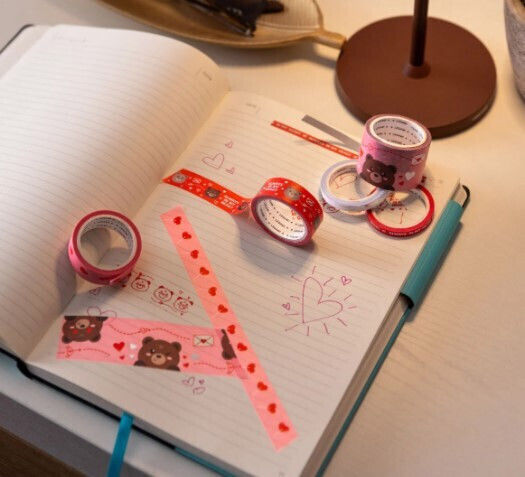 Legami Adhesive Tape Set 5 Pieces Teddy Bear
