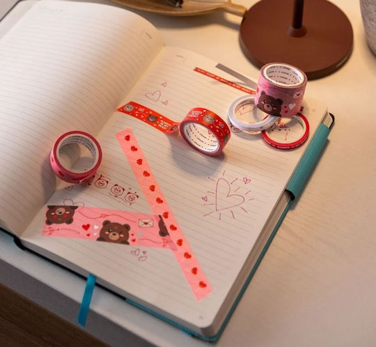 Legami Adhesive Tape Set 5 Pieces Teddy Bear