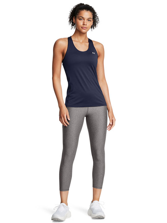 Leggings Pentru Instruire Colanți Cropped Strângere Talie Înaltă Gri