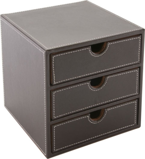 Osco Συρταράκι Γραφείου 17x17x18.2cm Καφέ