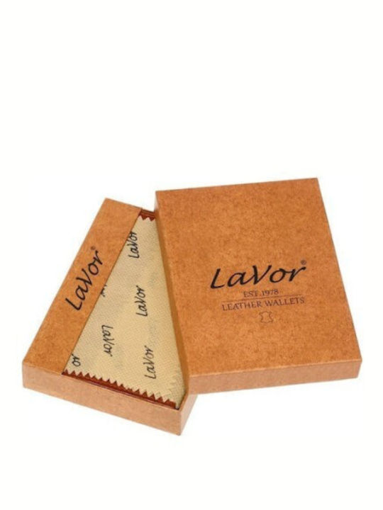 Lavor Μικρό Δερμάτινο Γυναικείο Πορτοφόλι με RFID Κόκκινο