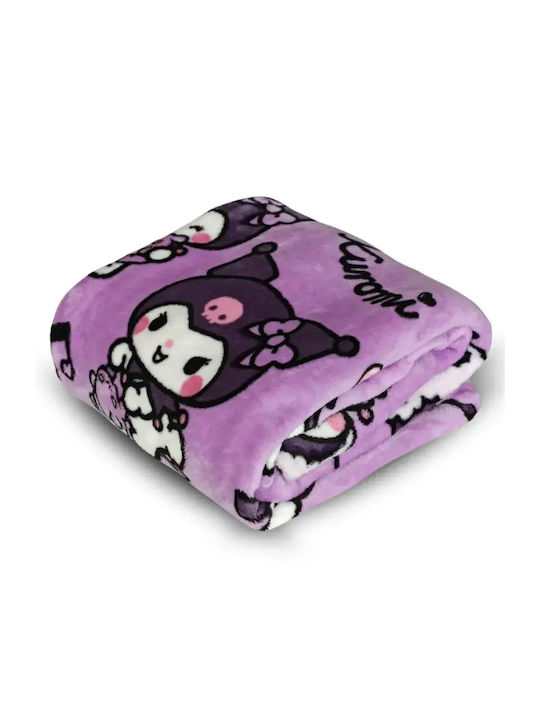 Lavatelli Pătură Polar Fleece Canapea 130x170 cm Violet