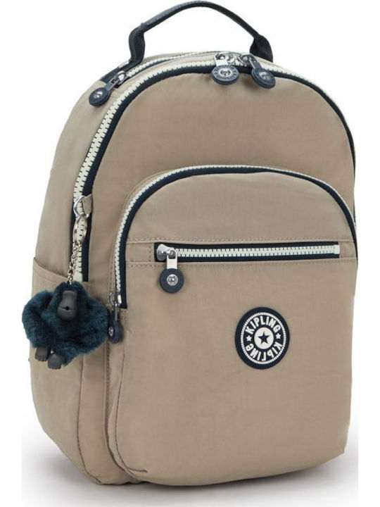 Kipling Σχολική Τσάντα Πλάτης Καφέ