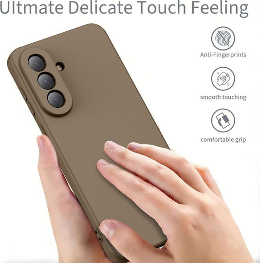 Tech-Protect Back Cover Silicone Brown (Samsung Galaxy A37 5G)