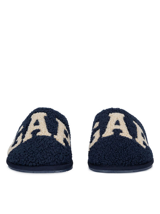 Winter Women's Slippers Navy Blue
