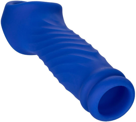 Calexotics Admiral Wave Penis Cover Liquid Silicone Blue