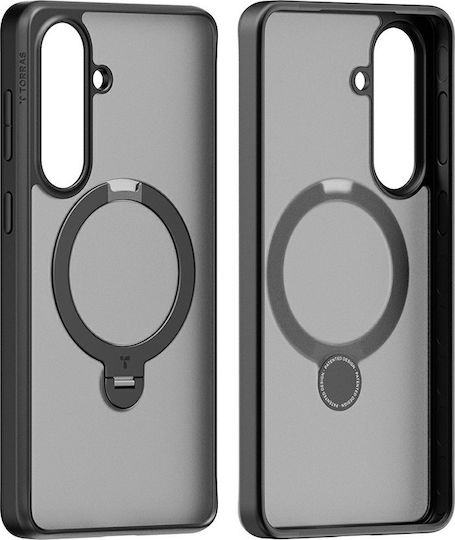 Torras Ostand Spin Series Back Cover Μαύρο (Galaxy S26+)