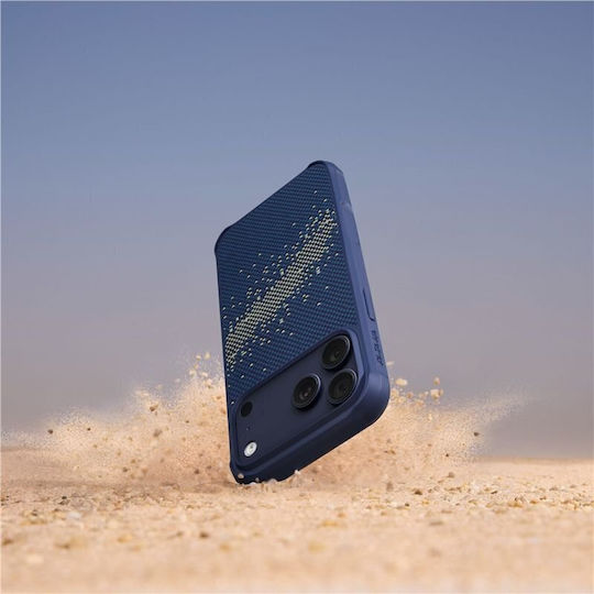 Pitaka Задна корица Aramid Fiber / Силикон Бежов (iPhone 17 Pro Max)
