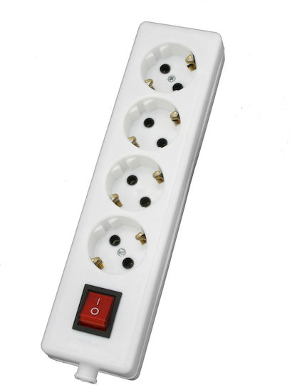 CHaralampidis Power Strip 4 Positions with Switch without Cable