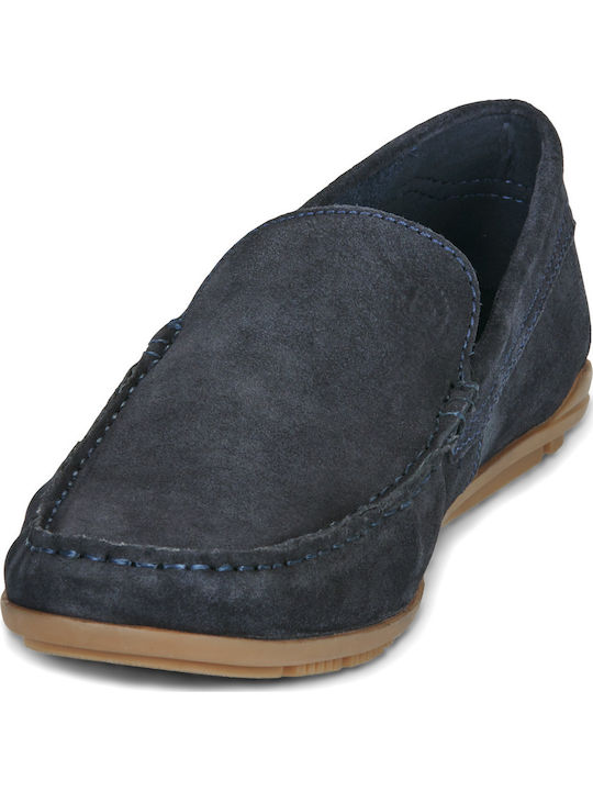 Herren Mokassins in Blau Farbe